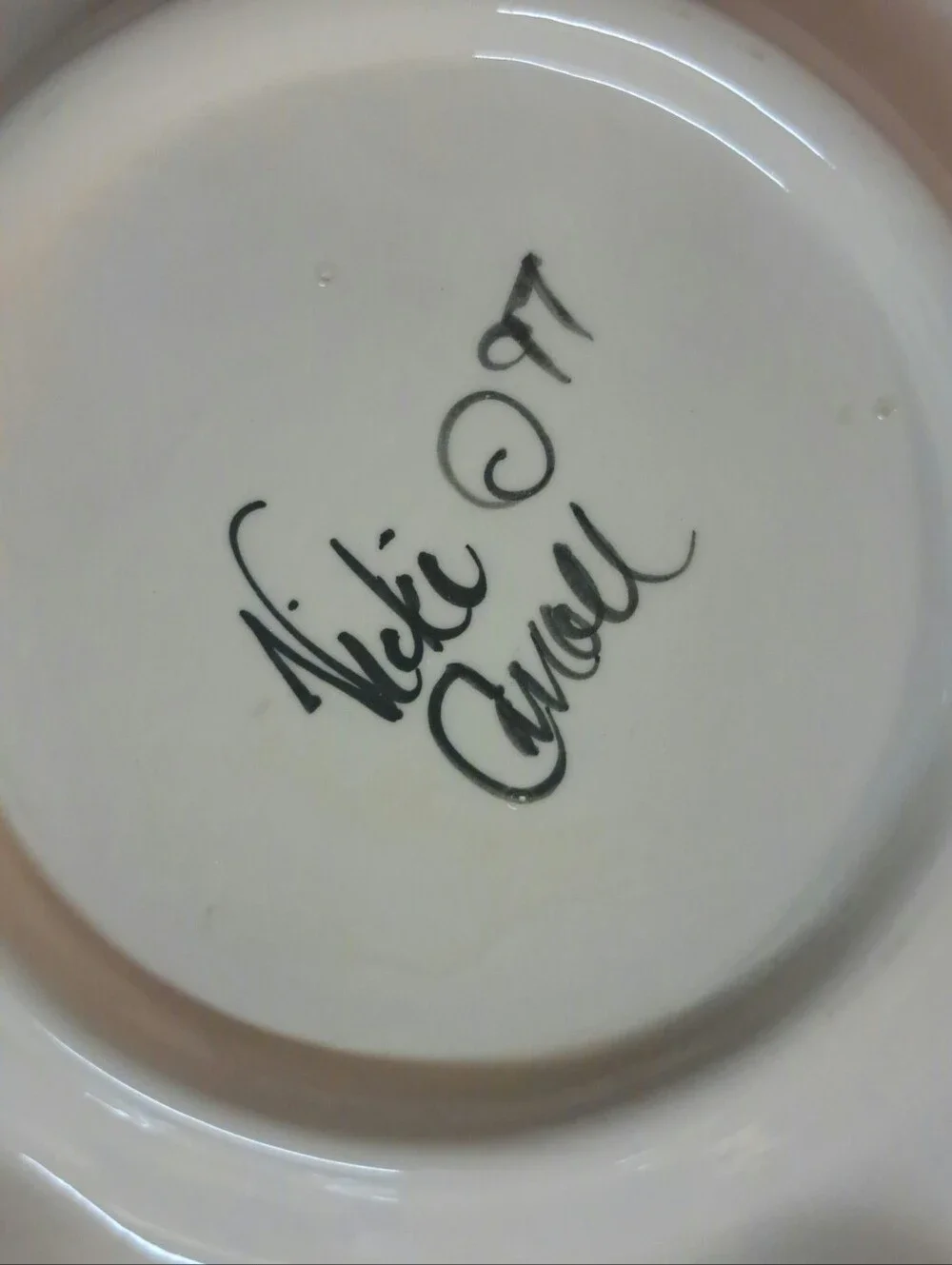 Vicki Carroll Pottery  Deviled Egg Serving Plate 10.5